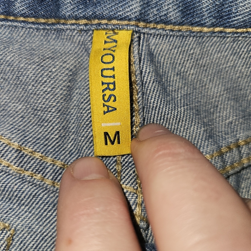 Myoursa Womans Cutoff Jean Shorts Size M - Picture 5 of 9